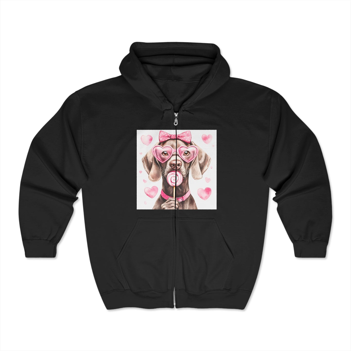 Valentines Unisex Heavy Blend™ Full Zip Hooded Sweatshirt