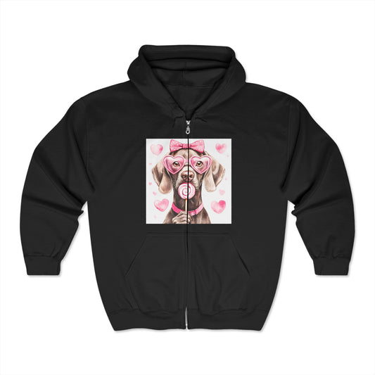 Valentines Unisex Heavy Blend™ Full Zip Hooded Sweatshirt