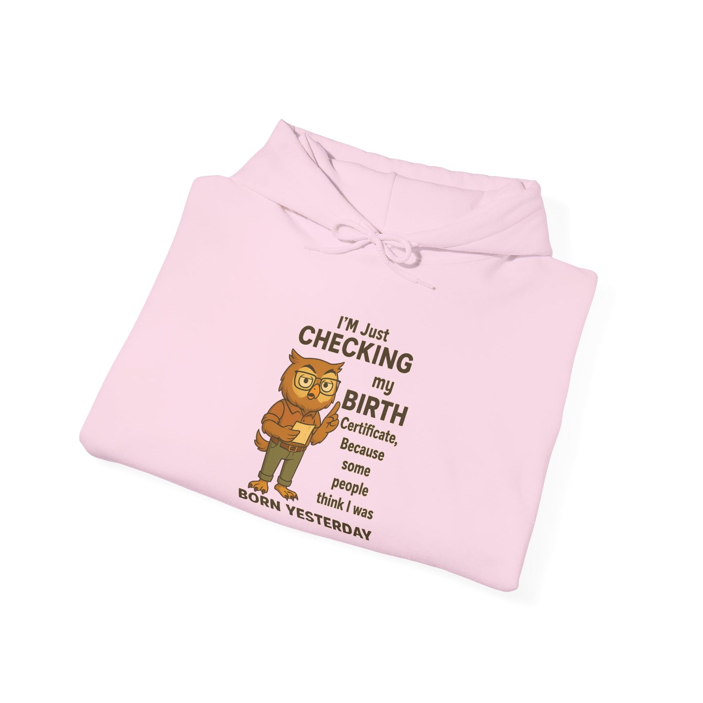 Funny Birthday Sweatshirt, Humorous Gift for Friends, Cozy Hooded Sweatshirt, Casual Wear, Unisex Birthday Apparel