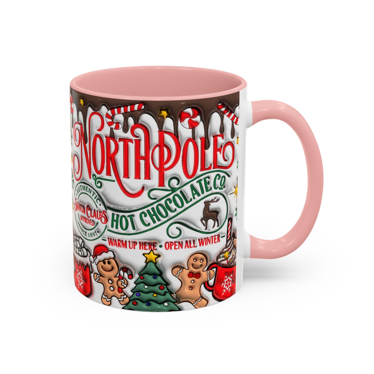 Christmas Accent Coffee Mug (11, 15oz)