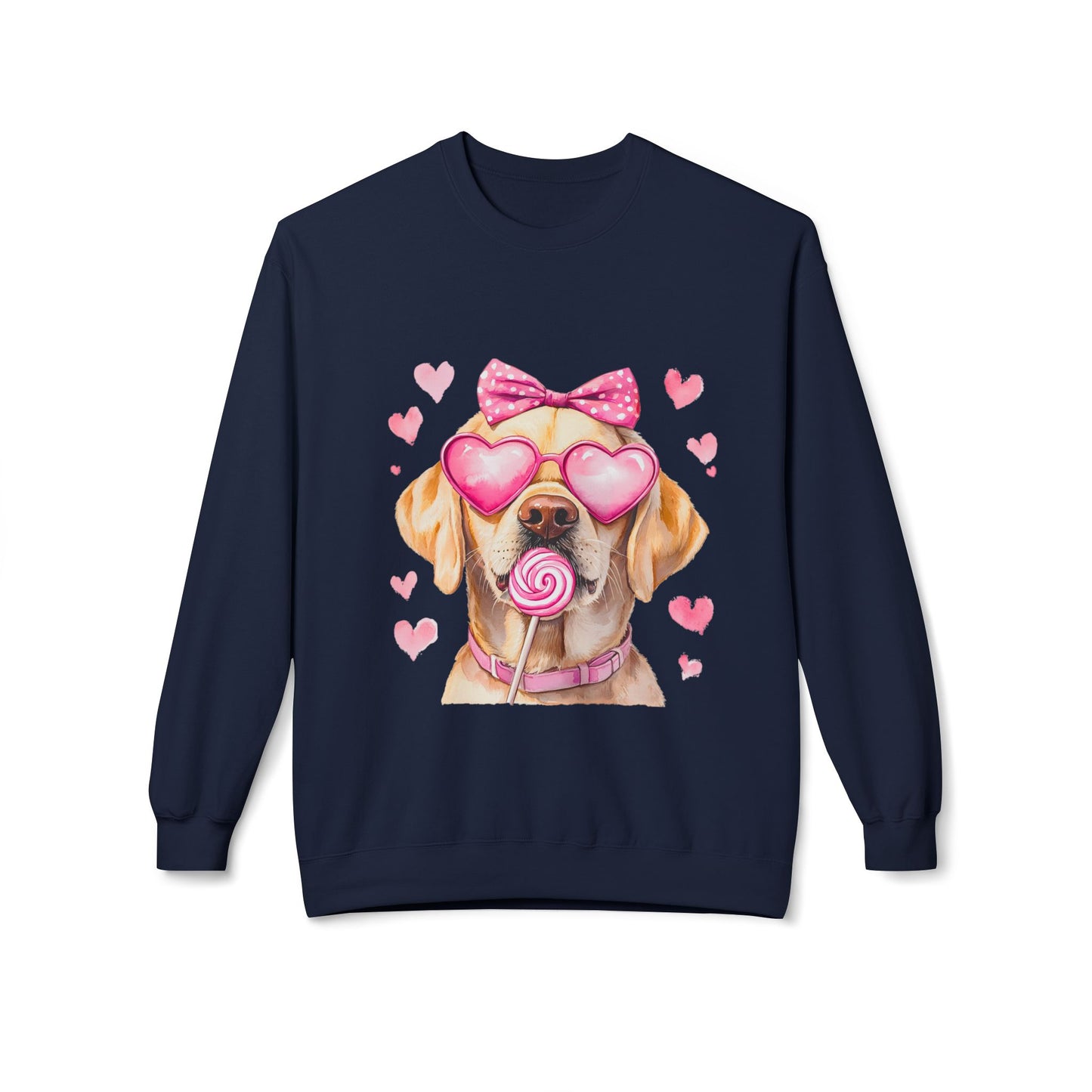 Valentines Unisex Midweight Softstyle Fleece Crewneck Sweatshirt