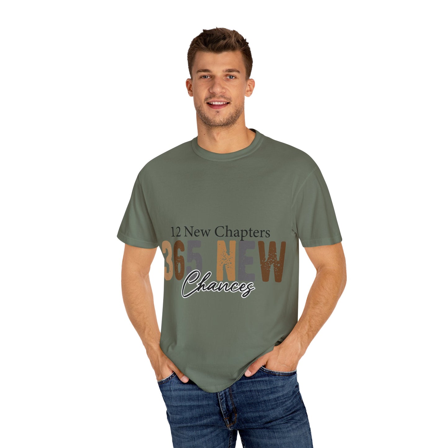 New Year Unisex Garment-Dyed T-shirt