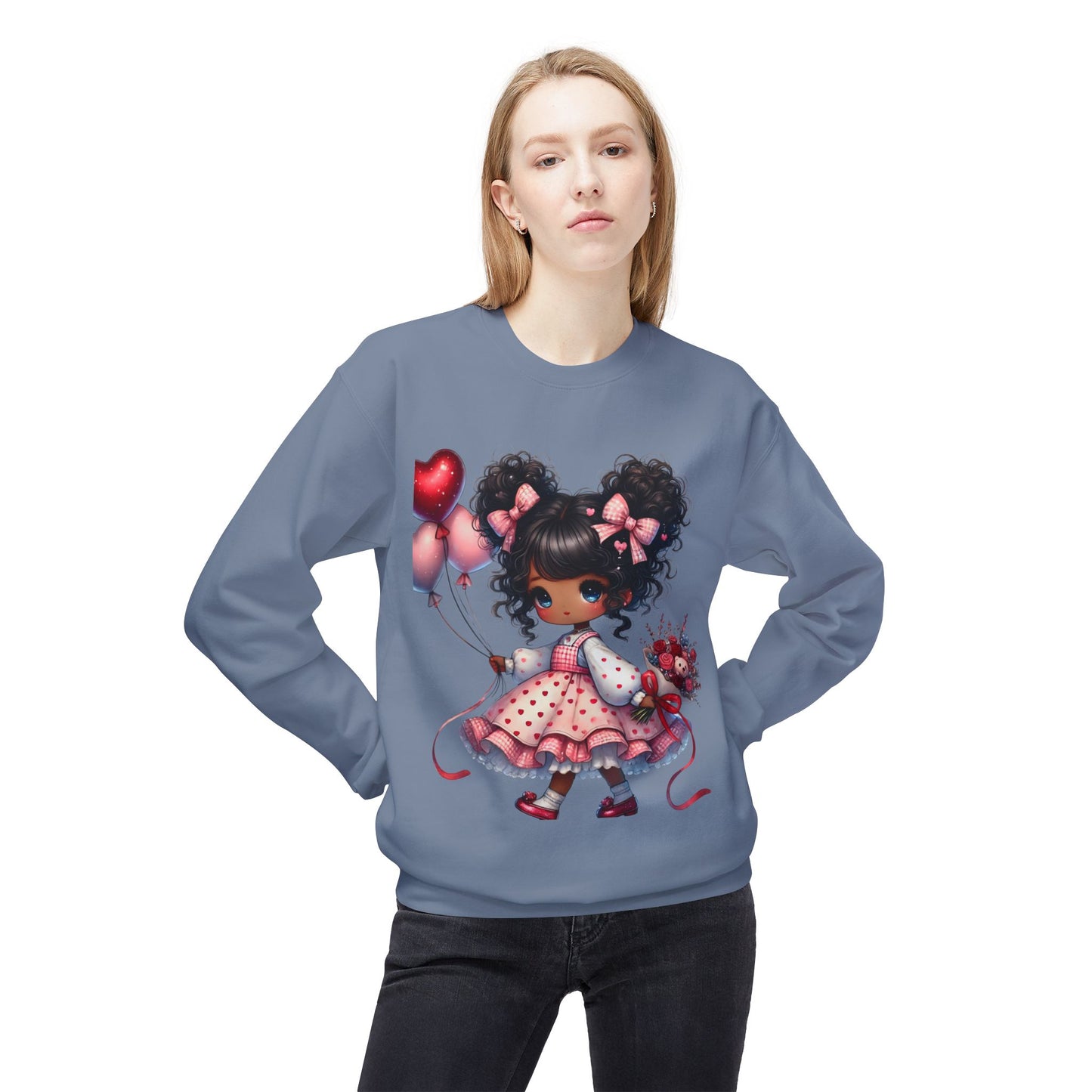 Valentines Unisex Midweight Softstyle Fleece Crewneck Sweatshirt