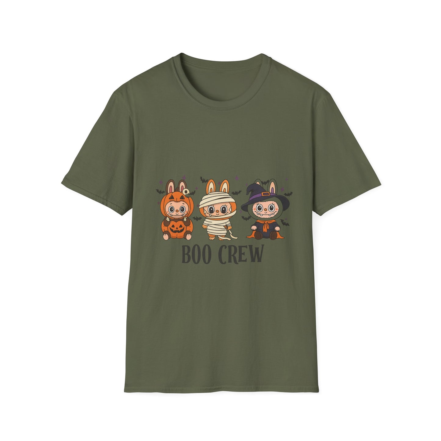 Boo Crew Halloween T-Shirt, Unisex Softstyle Tee, Cute Halloween Shirt, Fall Festival Apparel, Spooky Season Gift, Trick or Treat Top