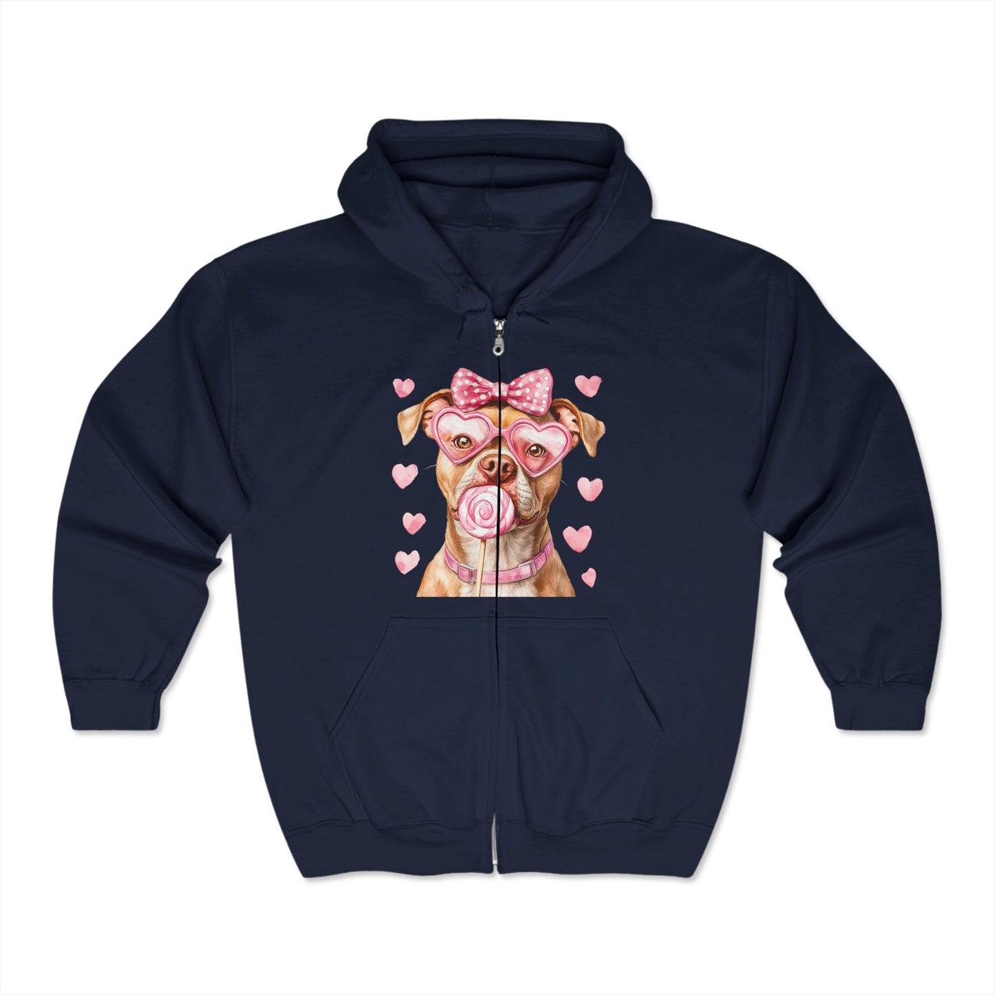 Valentines Unisex Heavy Blend™ Full Zip Hooded Sweatshirt