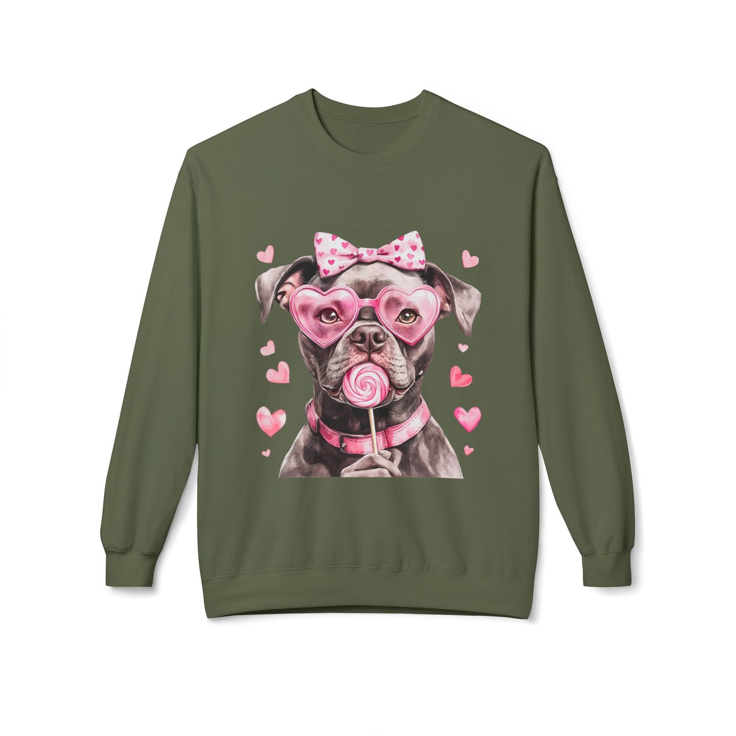 Valentines Unisex Midweight Softstyle Fleece Crewneck Sweatshirt