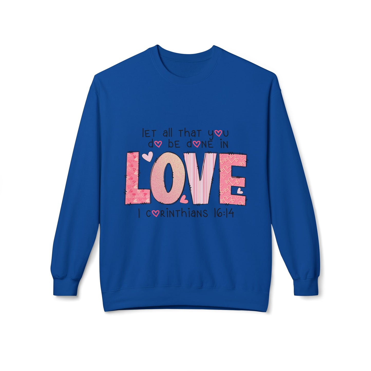 Valentines Unisex Midweight Softstyle Fleece Crewneck Sweatshirt