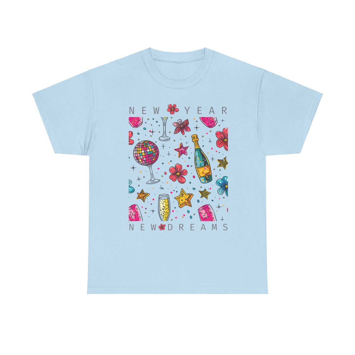 New Year Unisex Heavy Cotton Tee
