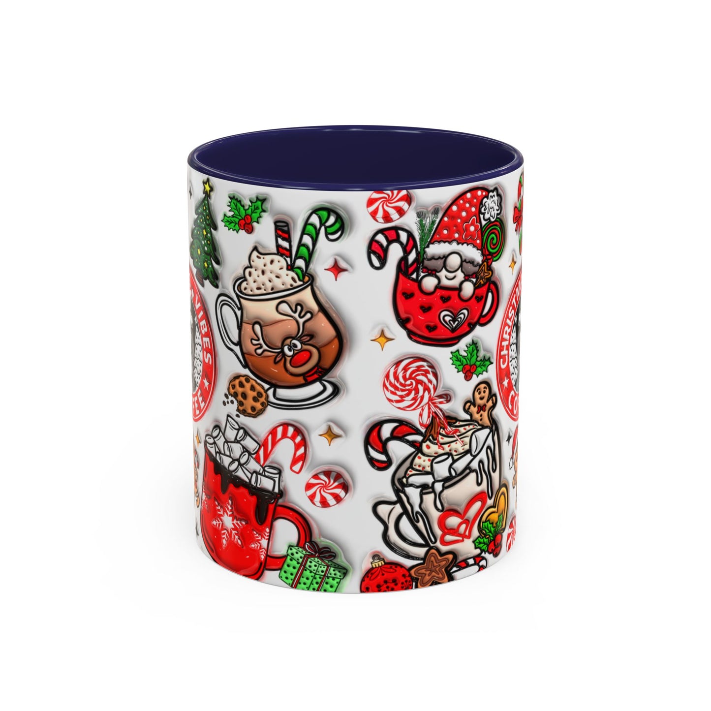 Christmas Accent Coffee Mug (11, 15oz)
