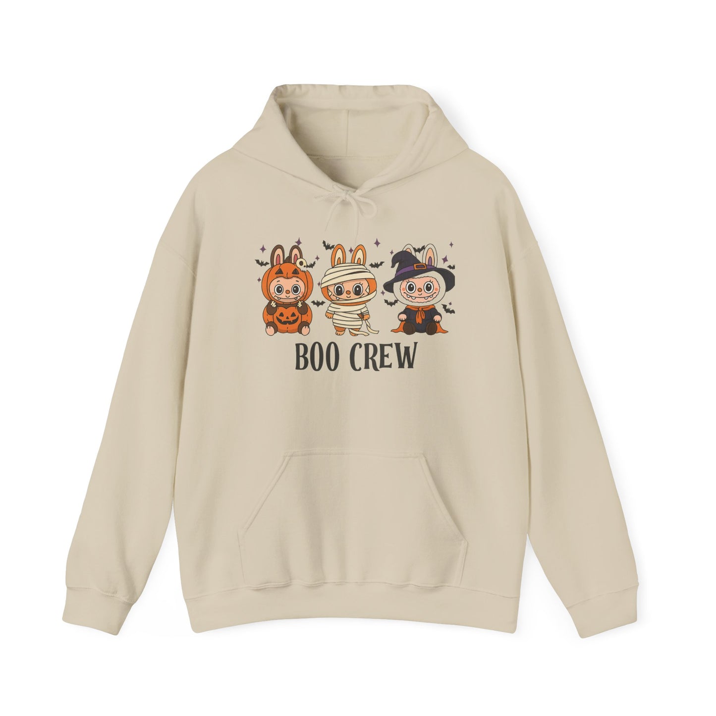 Boo Crew Halloween Unisex Hoodie, Cute Monster Costume, Spooky Vibes, Fall Fashion
