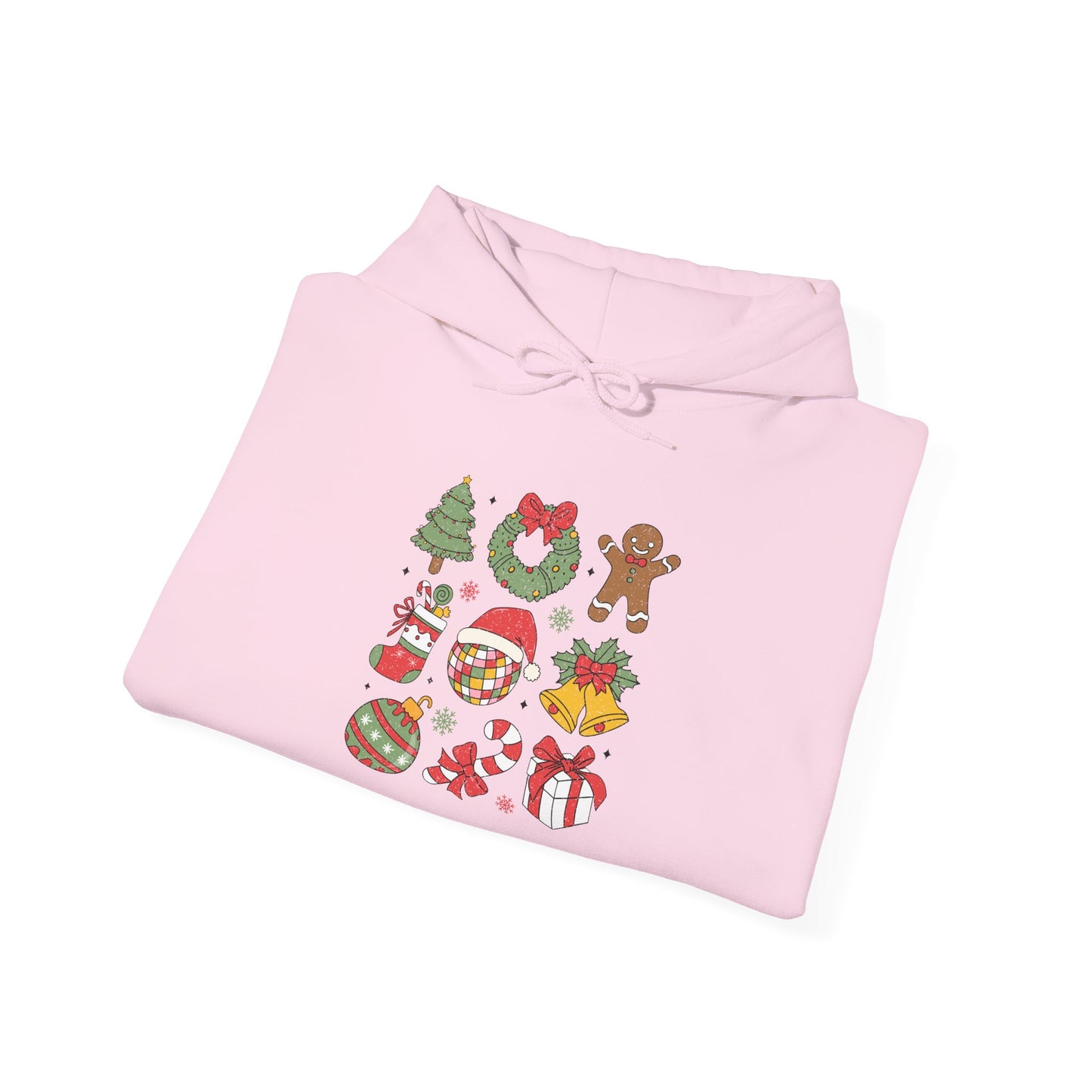 Festive Holiday Hoodie, Cozy Sweatshirt for Christmas, Unisex Holiday Apparel, Winter Gift Idea, Cute Sweatshirt with Holiday Designs