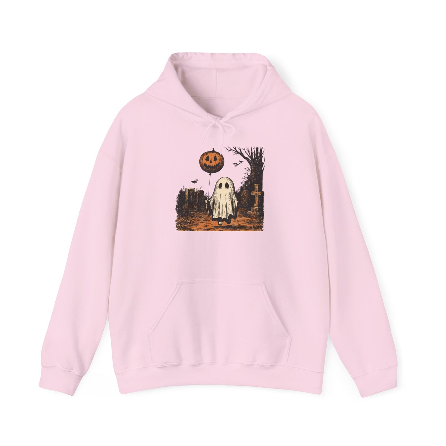 Halloween Ghost Hoodie, Cozy Unisex Hoodie, Spooky Season Apparel, Fall Fashion, Trick or Treat Gift