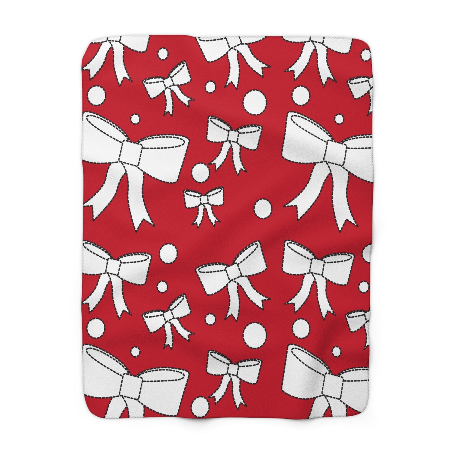 Christmas Bow Blanket