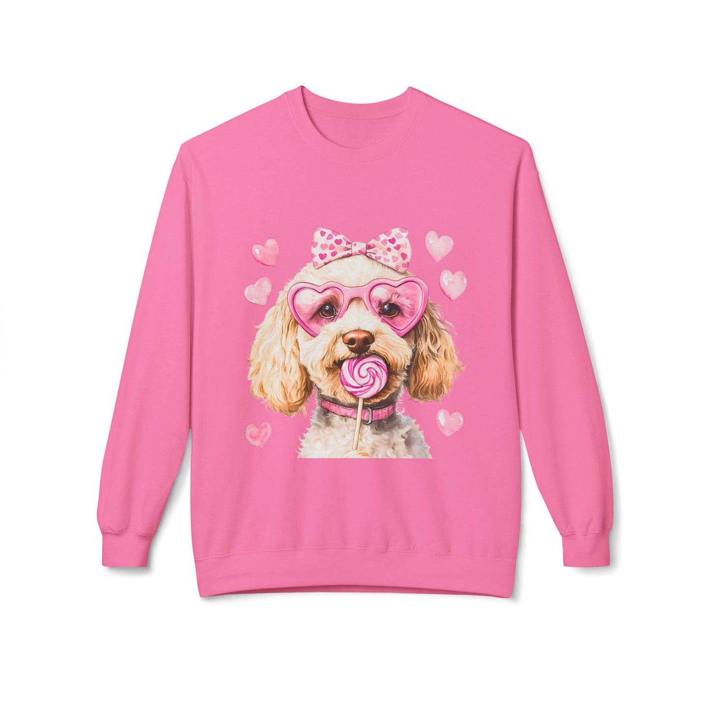Valentines Unisex Midweight Softstyle Fleece Crewneck Sweatshirt