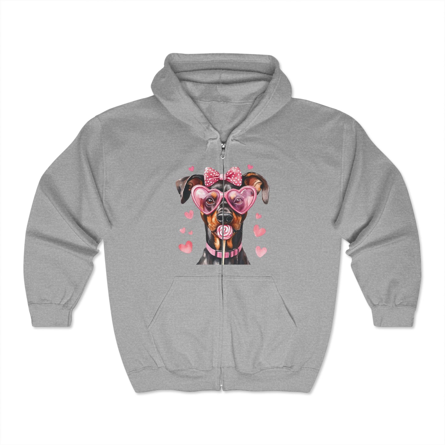 Valentines Unisex Heavy Blend™ Full Zip Hooded Sweatshirt