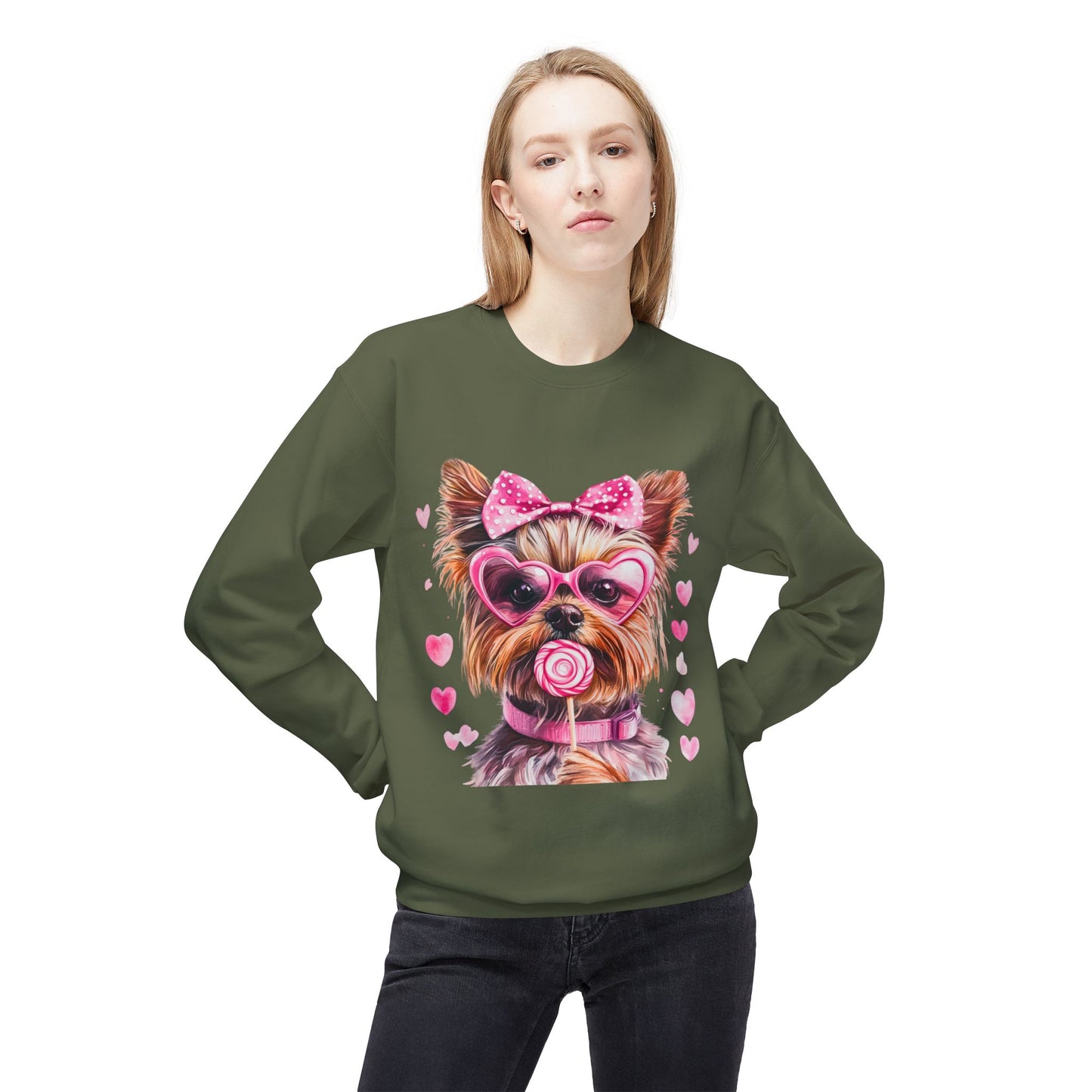 Valentines Unisex Midweight Softstyle Fleece Crewneck Sweatshirt