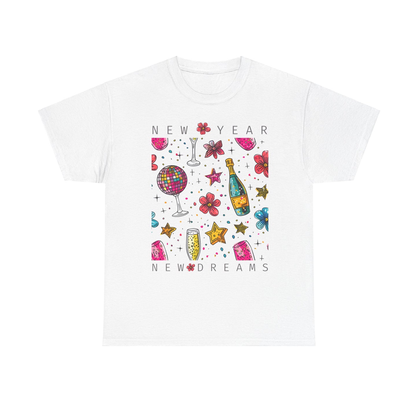 New Year Unisex Heavy Cotton Tee