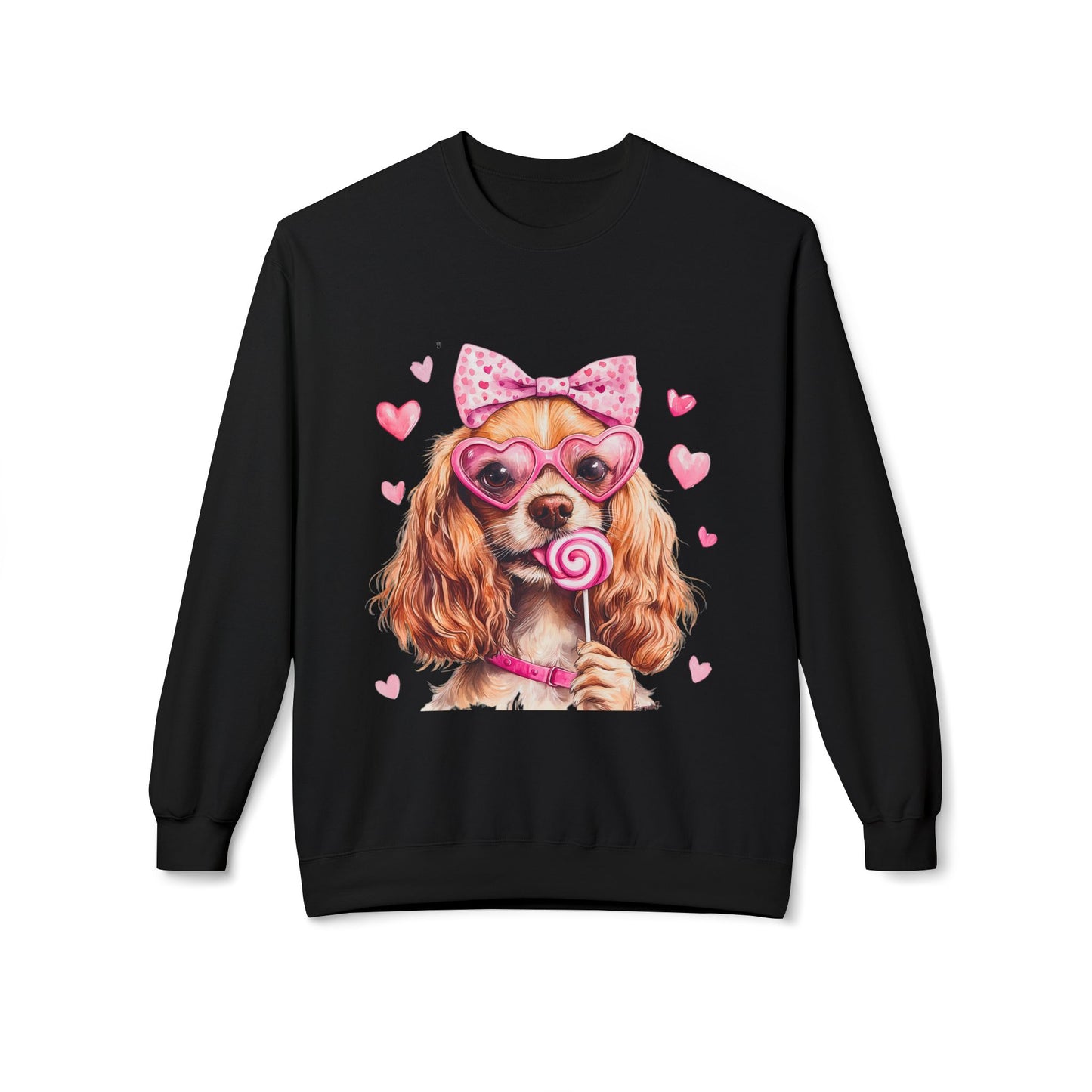 Valentines Unisex Midweight Softstyle Fleece Crewneck Sweatshirt