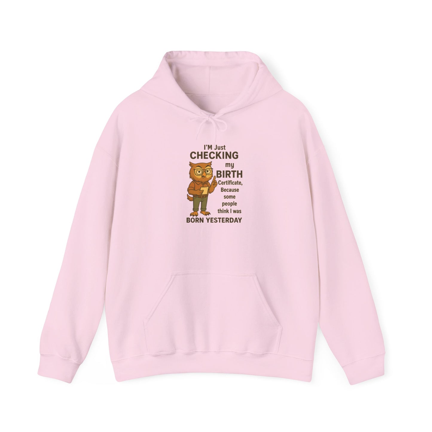 Funny Birthday Sweatshirt, Humorous Gift for Friends, Cozy Hooded Sweatshirt, Casual Wear, Unisex Birthday Apparel