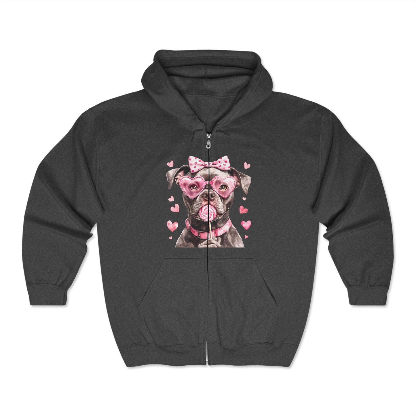 Valentines Unisex Heavy Blend™ Full Zip Hooded Sweatshirt