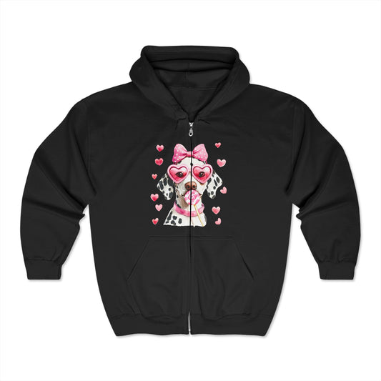 Valentines Unisex Heavy Blend™ Full Zip Hooded Sweatshirt