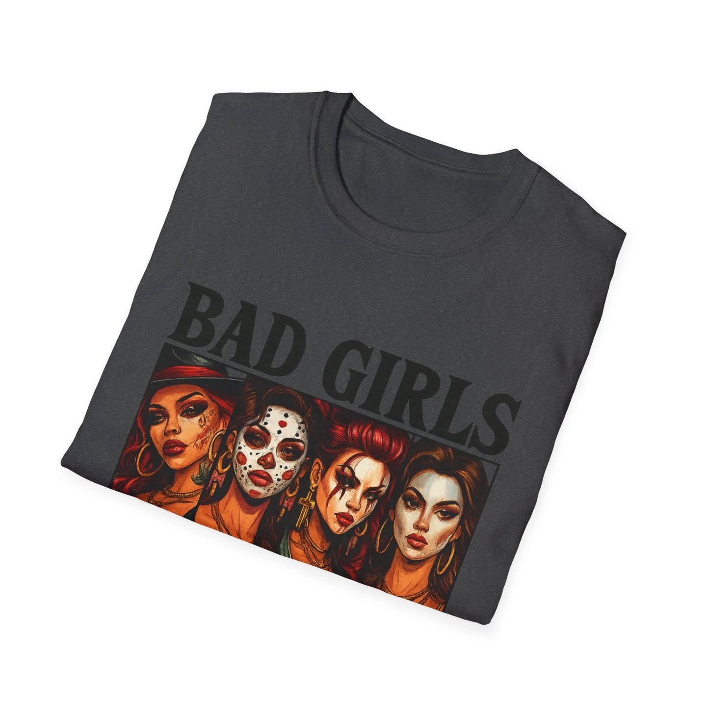 Bad Girls Have More Fun Unisex Softstyle T-Shirt, Trendy Tee, Fun Graphic Shirt, Gift for Women, Casual Wear, Party Outfit