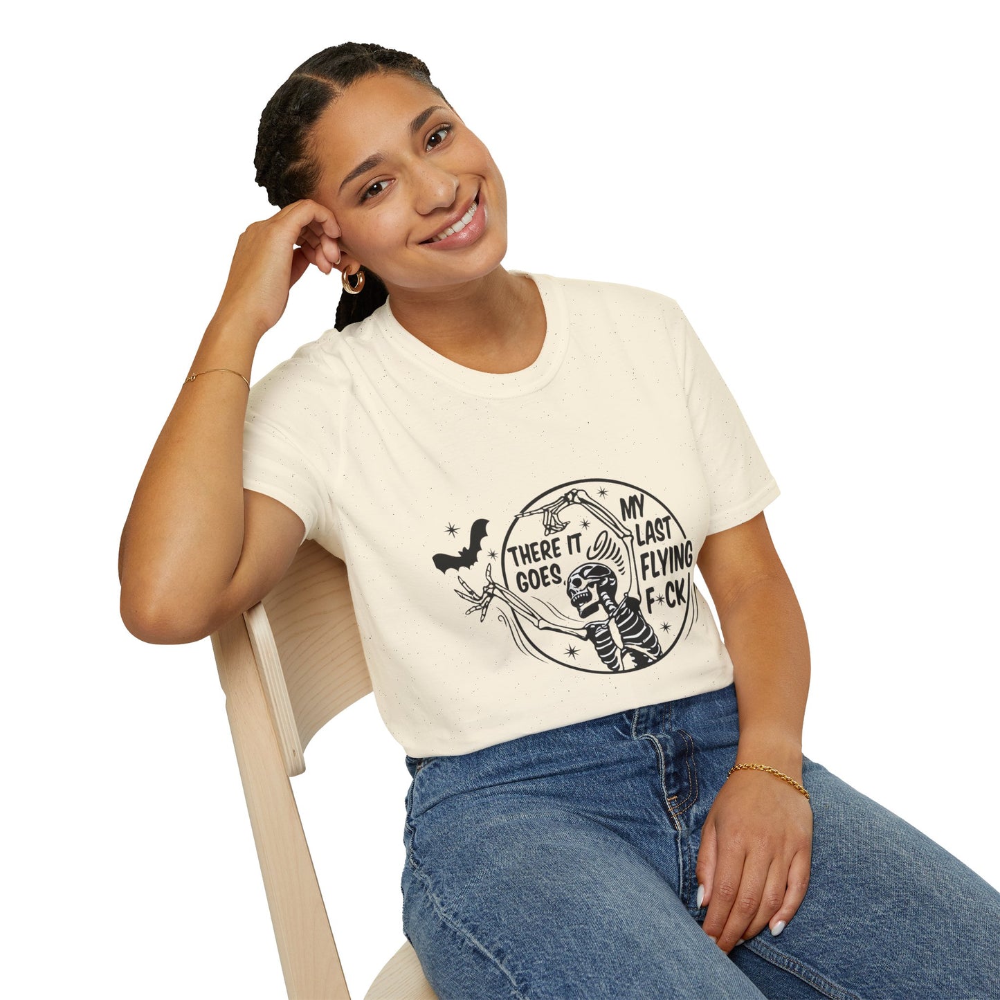 Funny Graphic Tee, There It Goes My Last Flying F*ck Shirt, Casual Wear, Gift for Friends, Relaxed Style, Humor Apparel