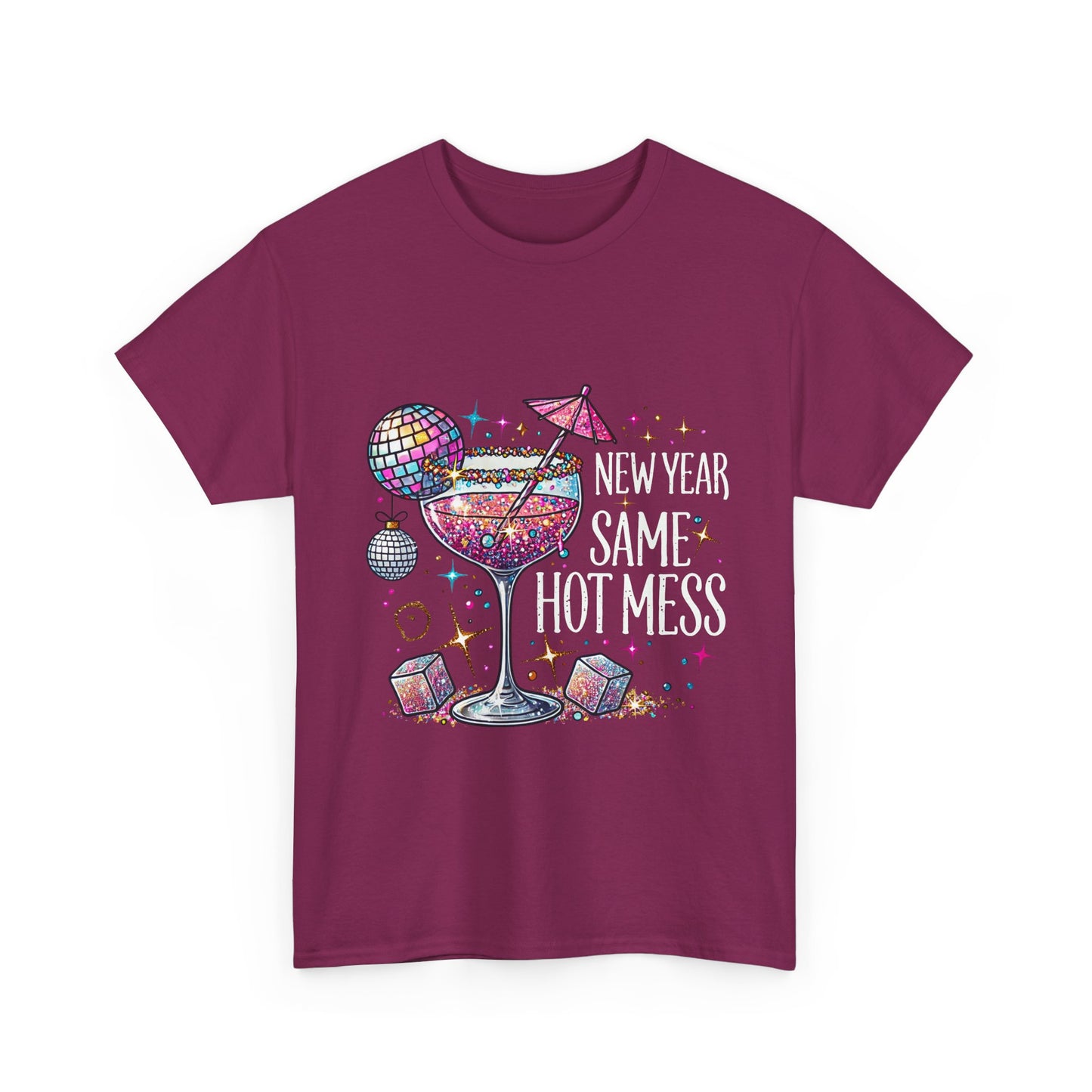 New Year Unisex Heavy Cotton Tee