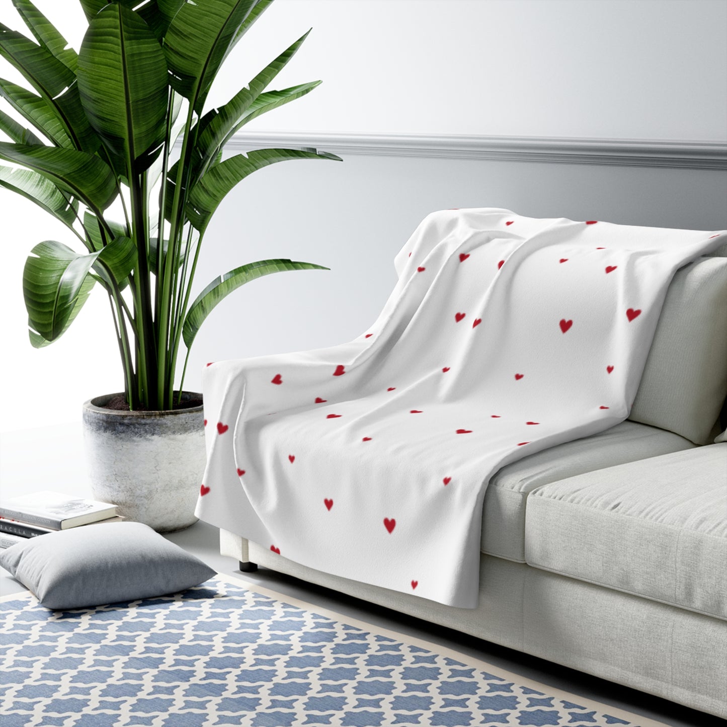 Valentines Sherpa Fleece Blanket