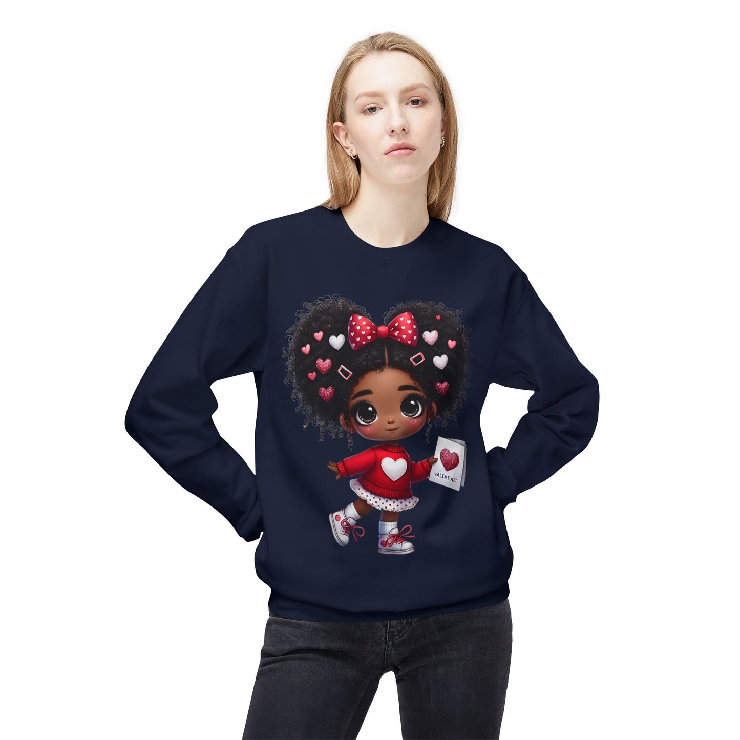 Valentines Unisex Midweight Softstyle Fleece Crewneck Sweatshirt