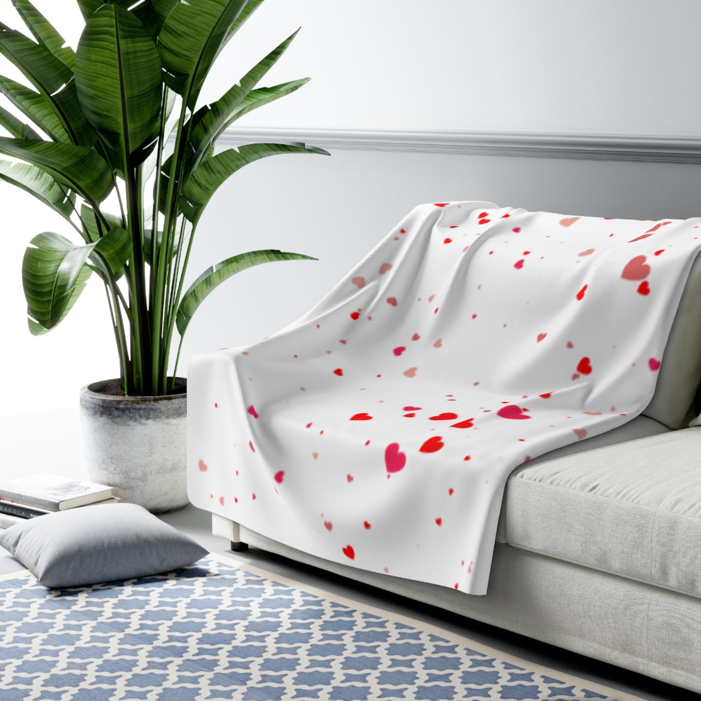 Valentines Sherpa Fleece Blanket