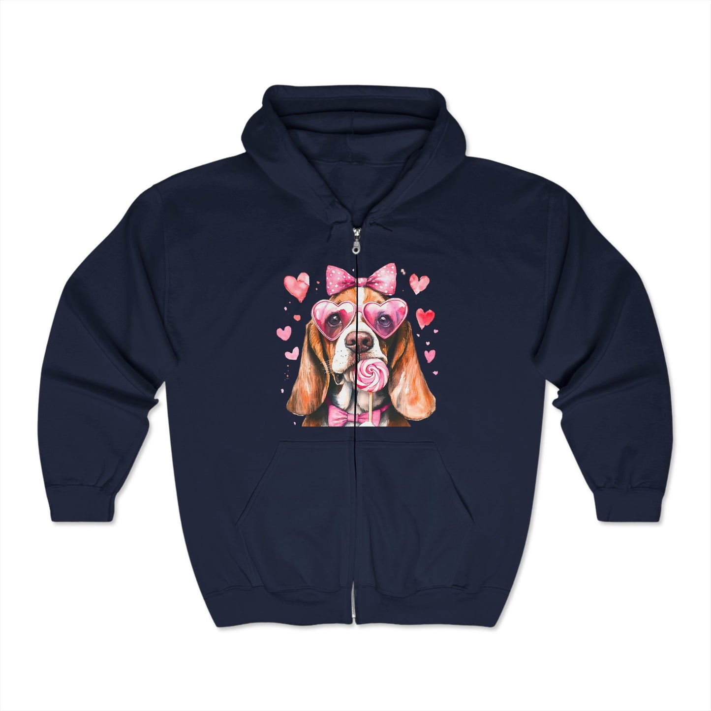 Valentines Unisex Heavy Blend™ Full Zip Hoodies