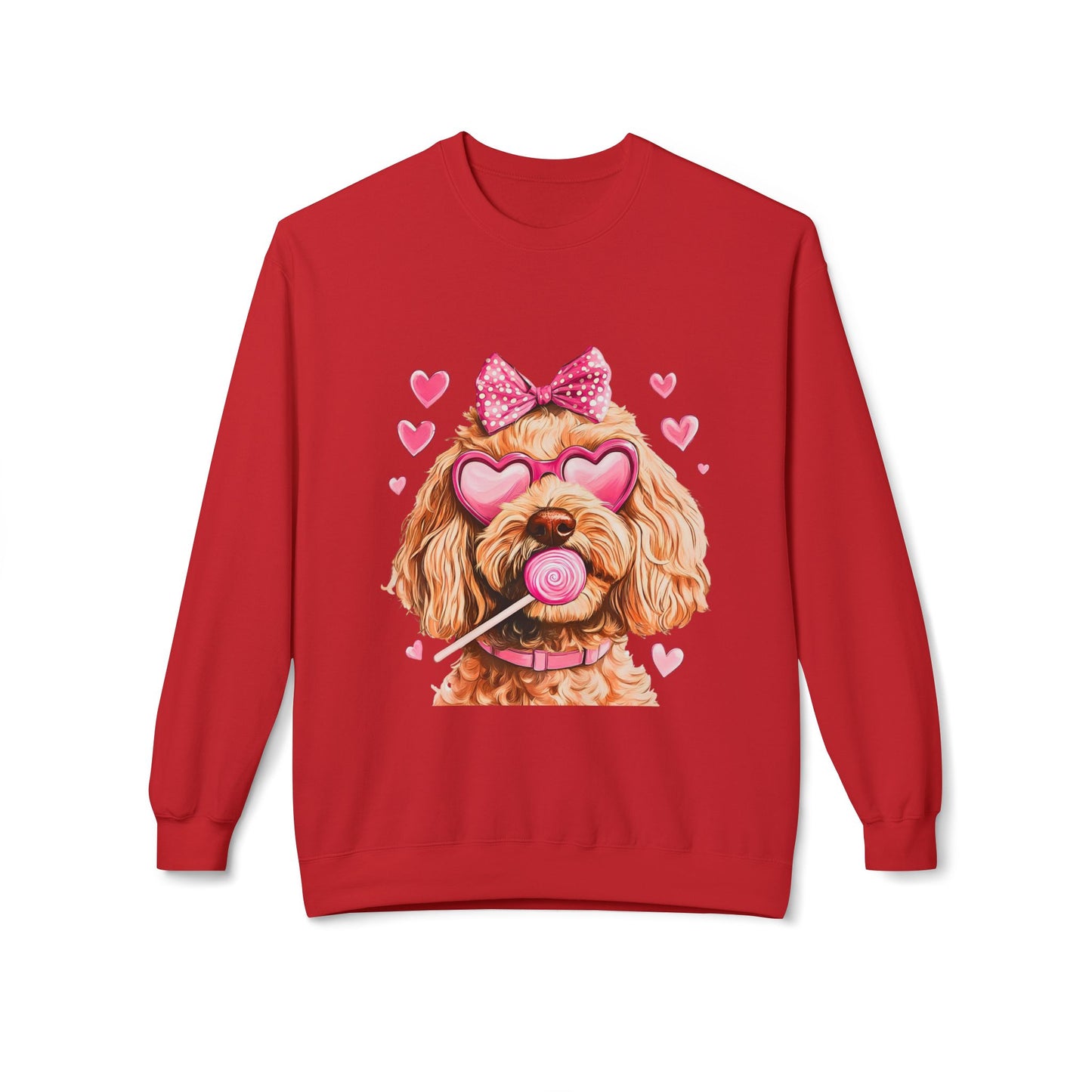Valentines Unisex Midweight Softstyle Fleece Crewneck Sweatshirt