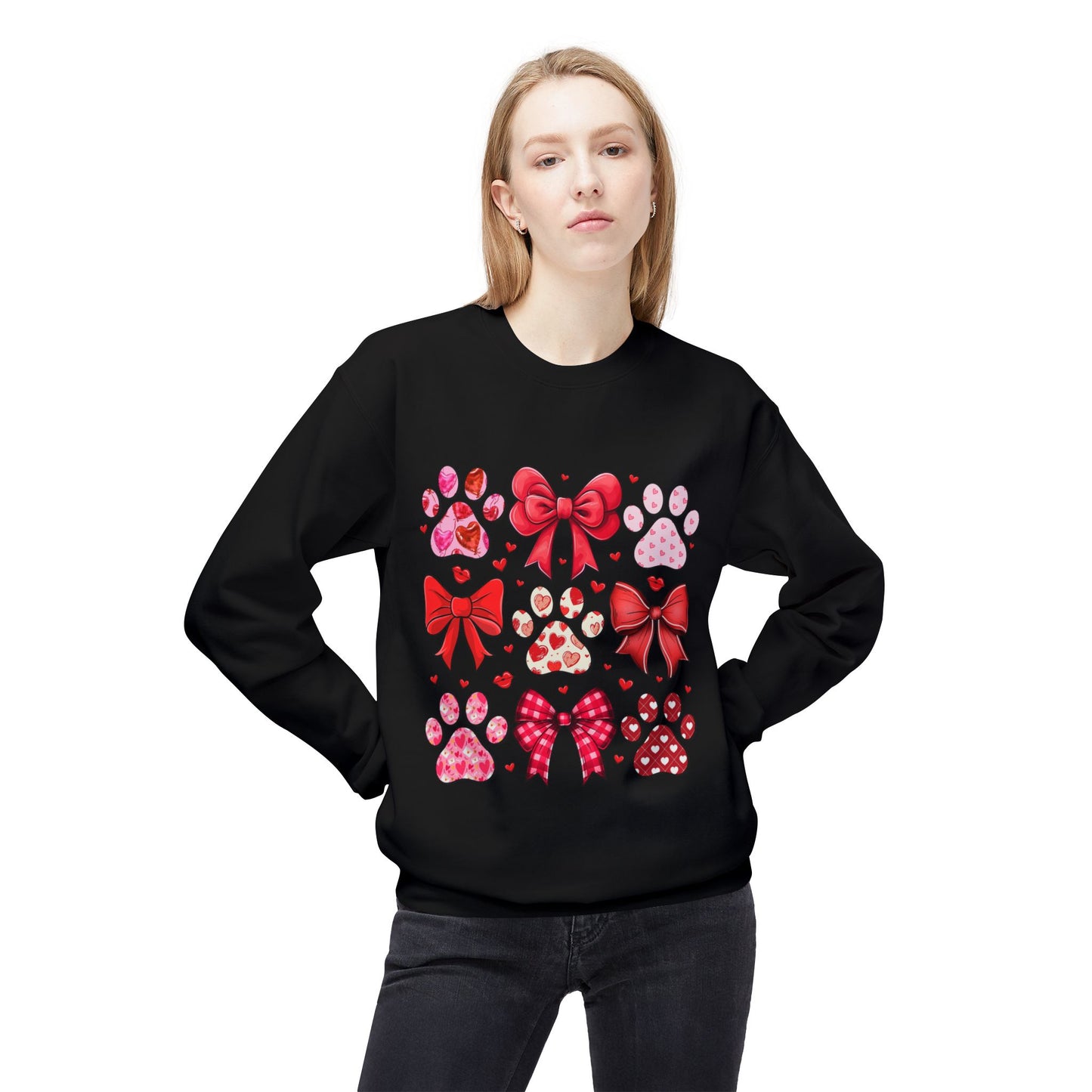Valentines Unisex Midweight Softstyle Fleece Crewneck Sweatshirt