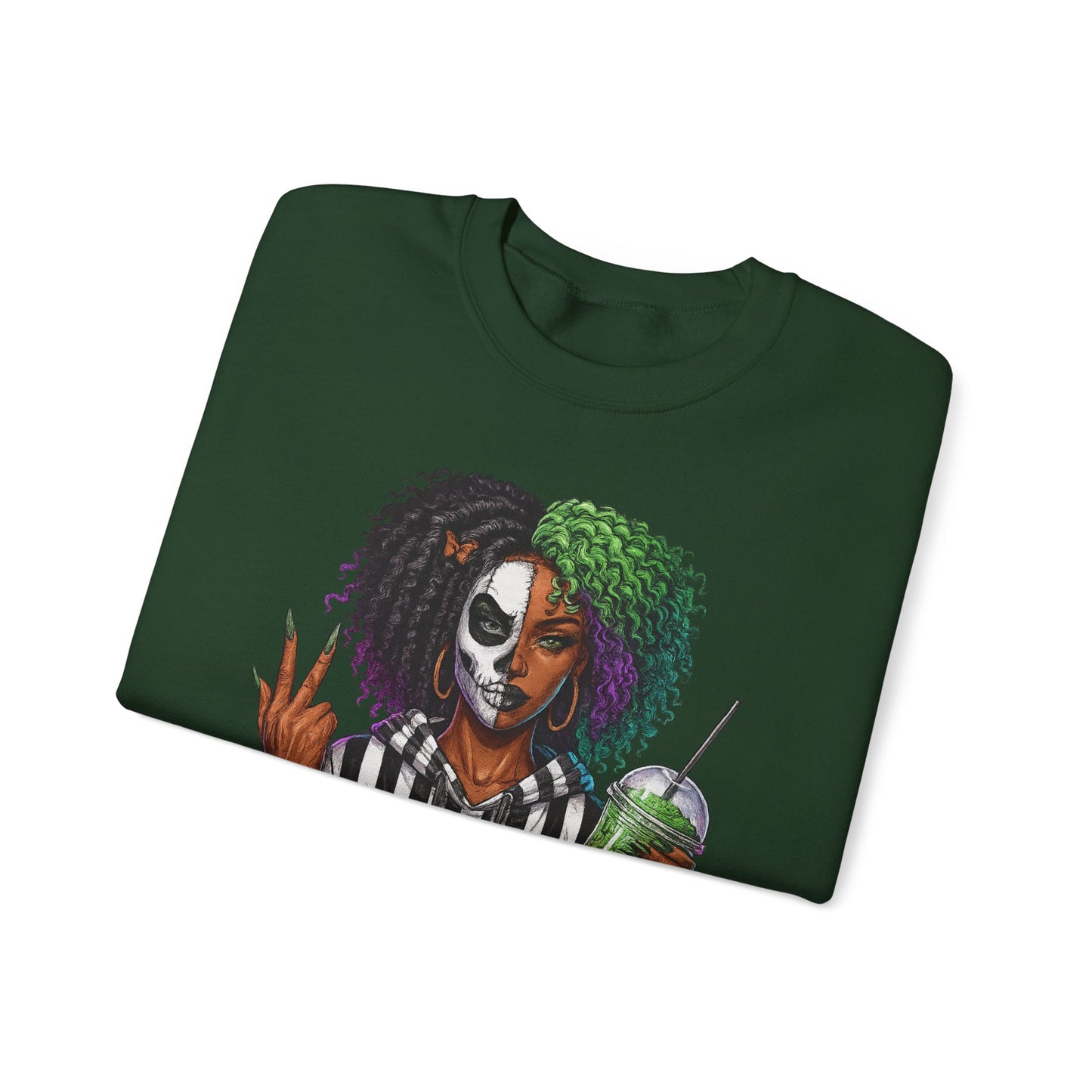 Vibrant Graphic Sweatshirt - Perfect for Creative Souls | Comfy Crewneck | Gift for Moms, Halloween, Trendy Outfits, Streetwear, Art Lovers