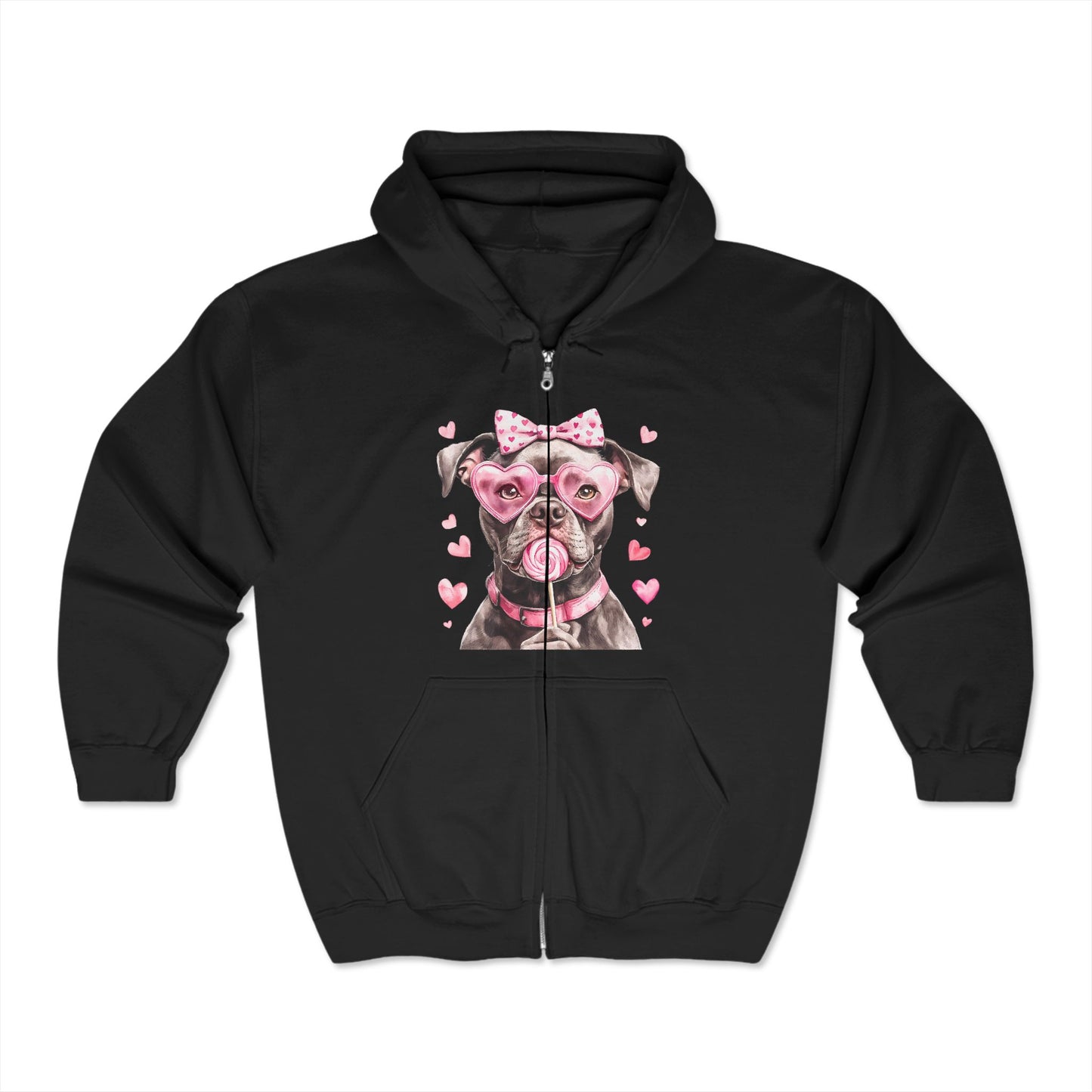 Valentines Unisex Heavy Blend™ Full Zip Hooded Sweatshirt