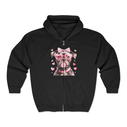 Valentines Unisex Heavy Blend™ Full Zip Hooded Sweatshirt
