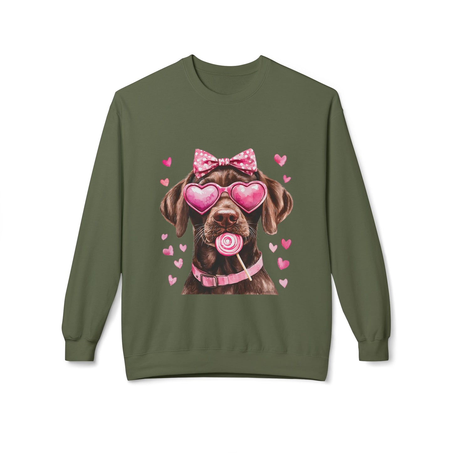 Valentines Unisex Midweight Softstyle Fleece Crewneck Sweatshirt