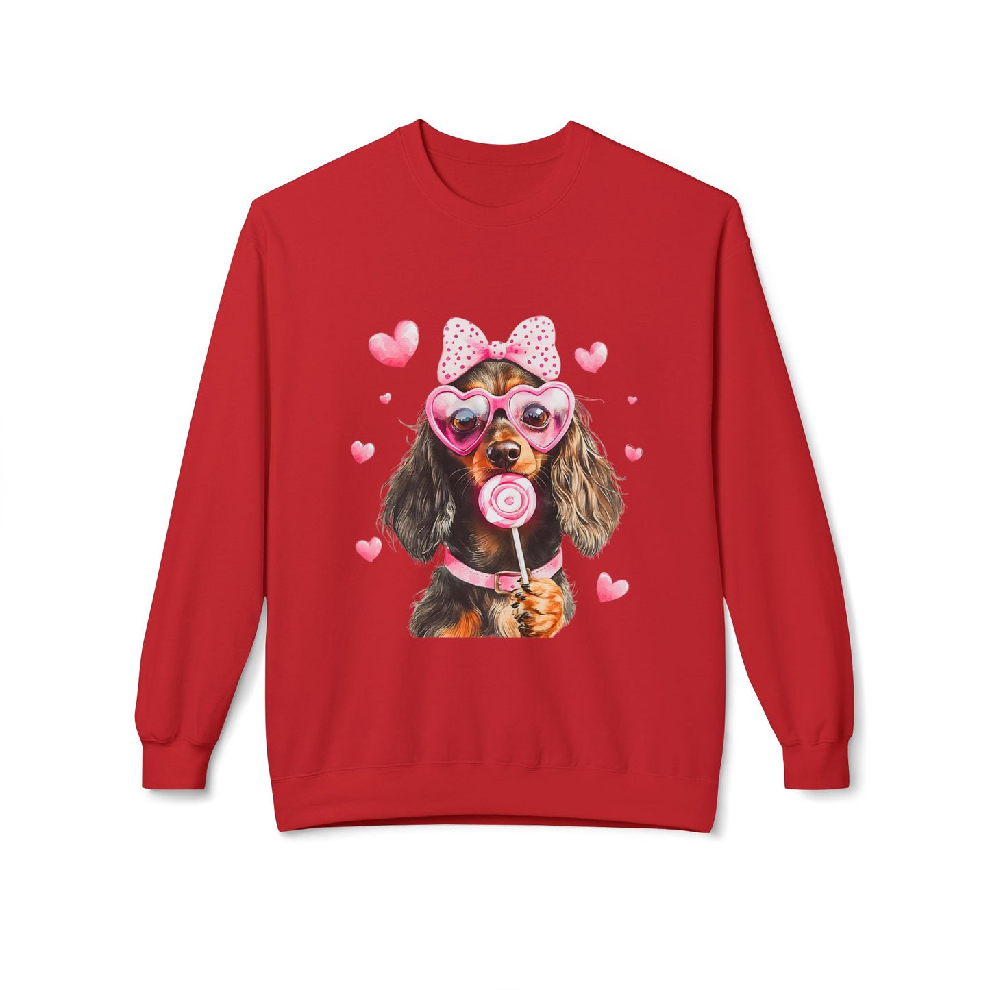 Valentines Unisex Midweight Softstyle Fleece Crewneck Sweatshirt