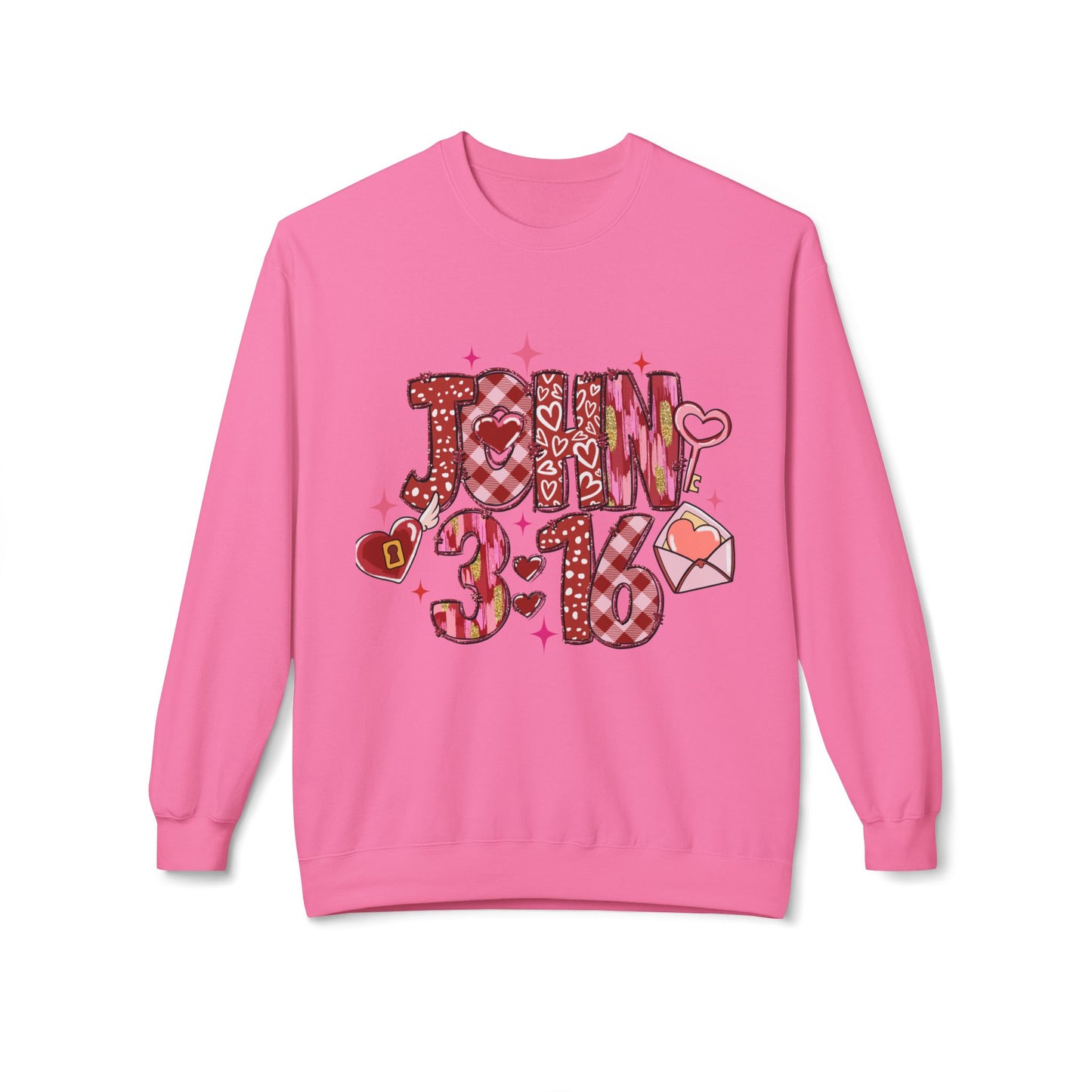 Valentines Unisex Midweight Softstyle Fleece Crewneck Sweatshirt