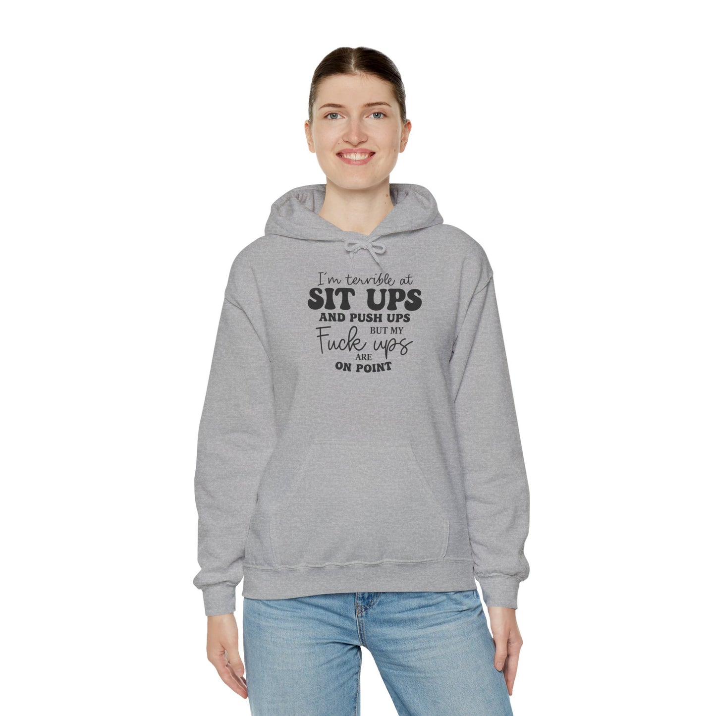 Funny Fitness Sweatshirt, Unisex Hoodie, Workout Gift, Humor Hoodie, Gym Apparel, Casual Wear