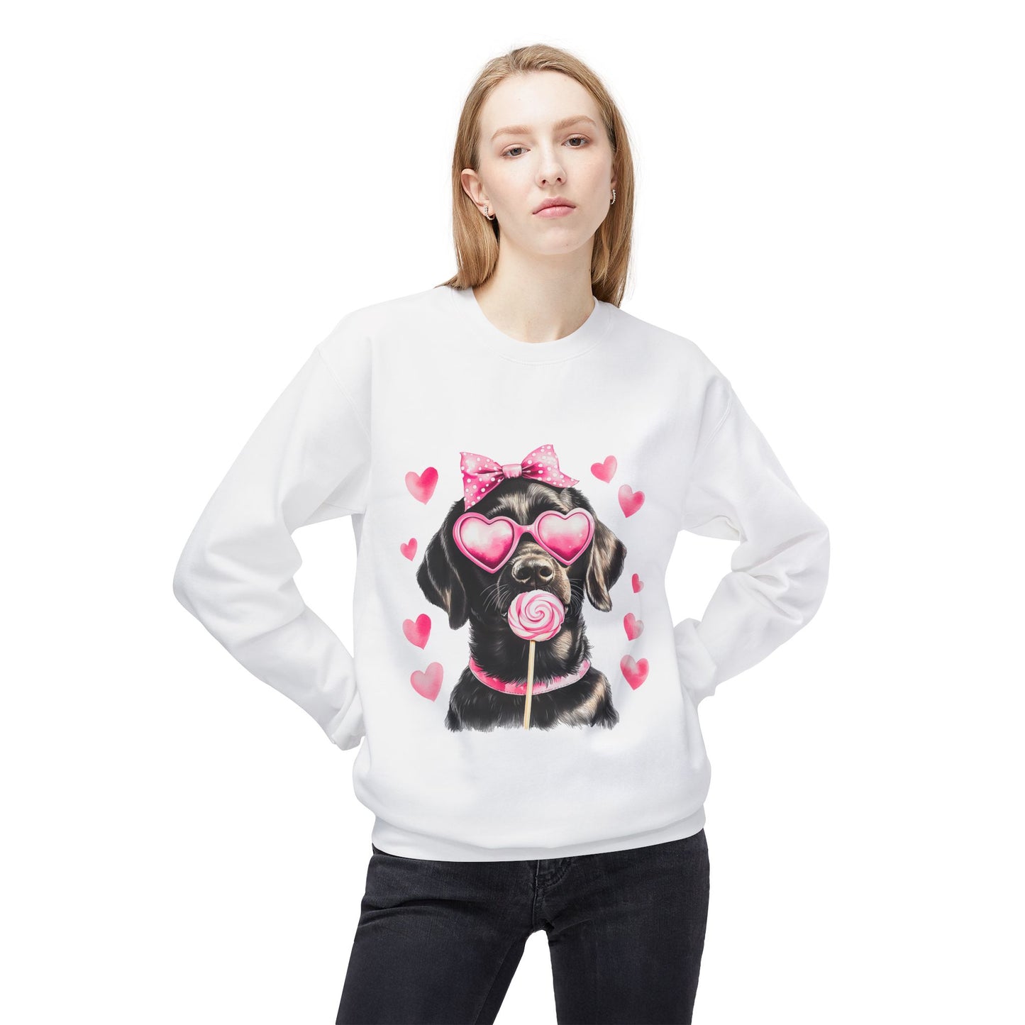 Valentines Unisex Midweight Softstyle Fleece Crewneck Sweatshirt