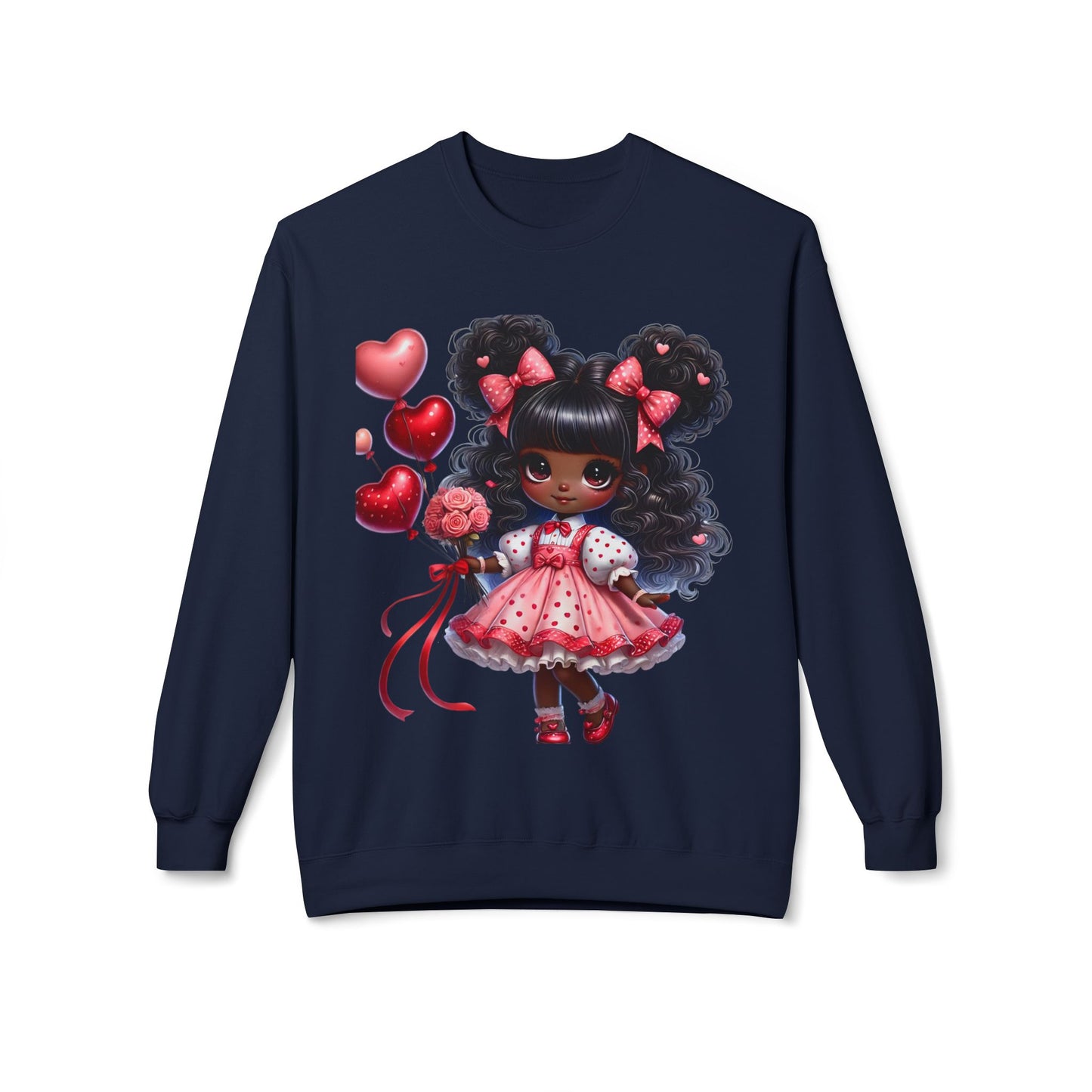 Valentines Unisex Midweight Softstyle Fleece Crewneck Sweatshirt
