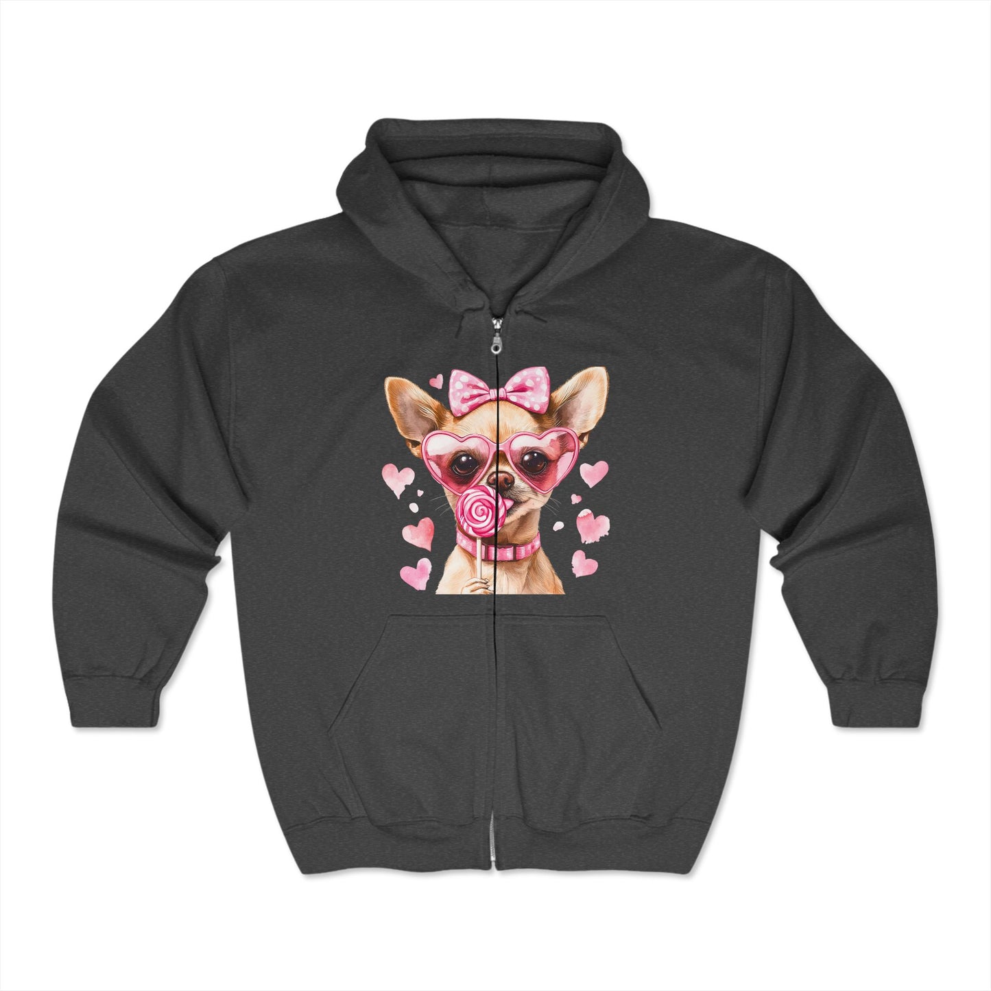 Valentines Unisex Heavy Blend™ Full Zip Hooded Sweatshirt