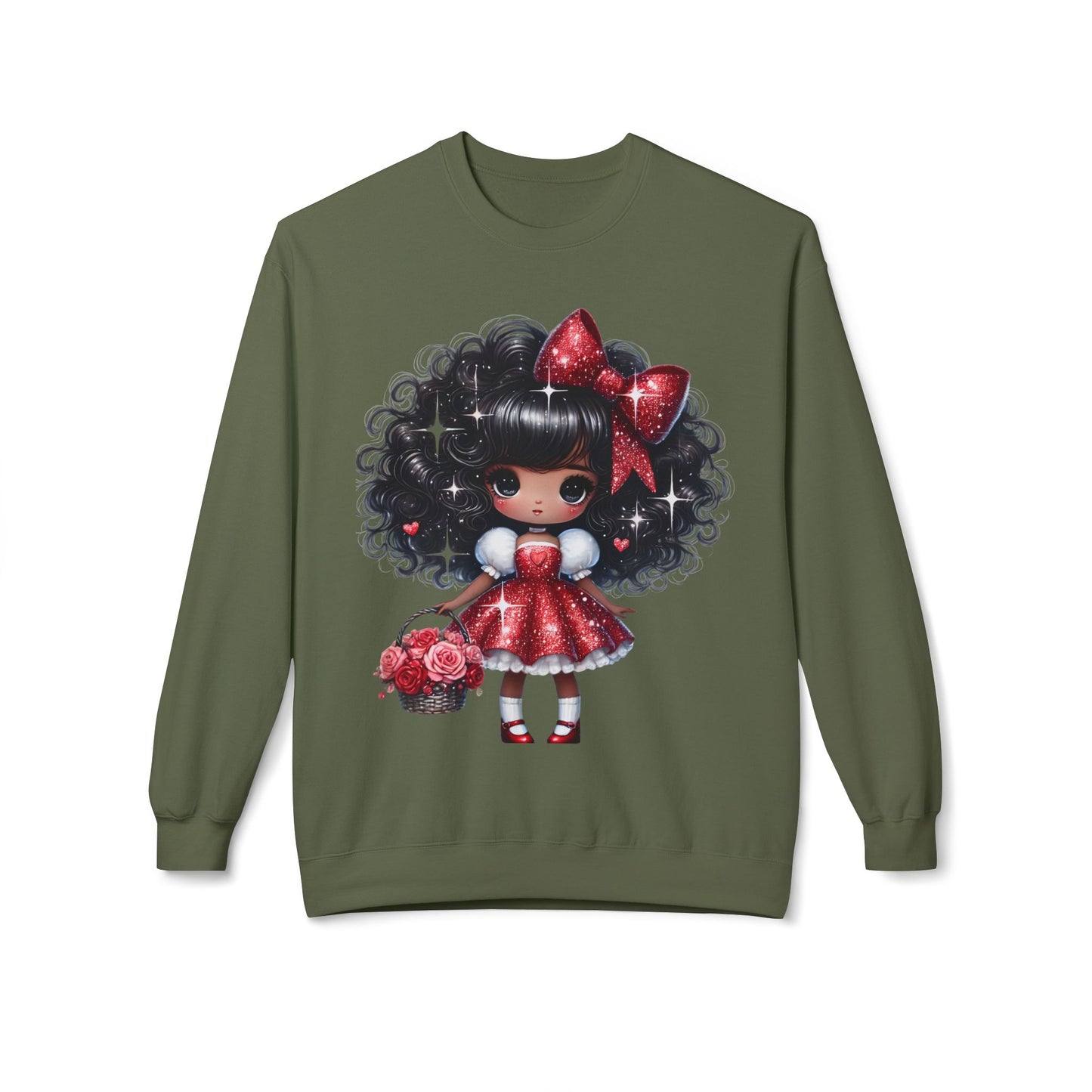 Valentines Unisex Midweight Softstyle Fleece Crewneck Sweatshirt