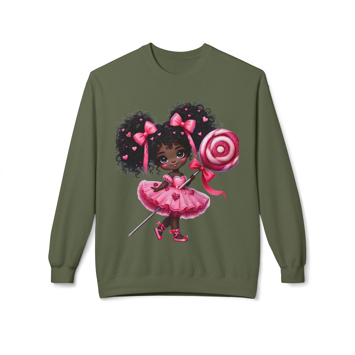 Valentines Unisex Midweight Softstyle Fleece Crewneck Sweatshirt