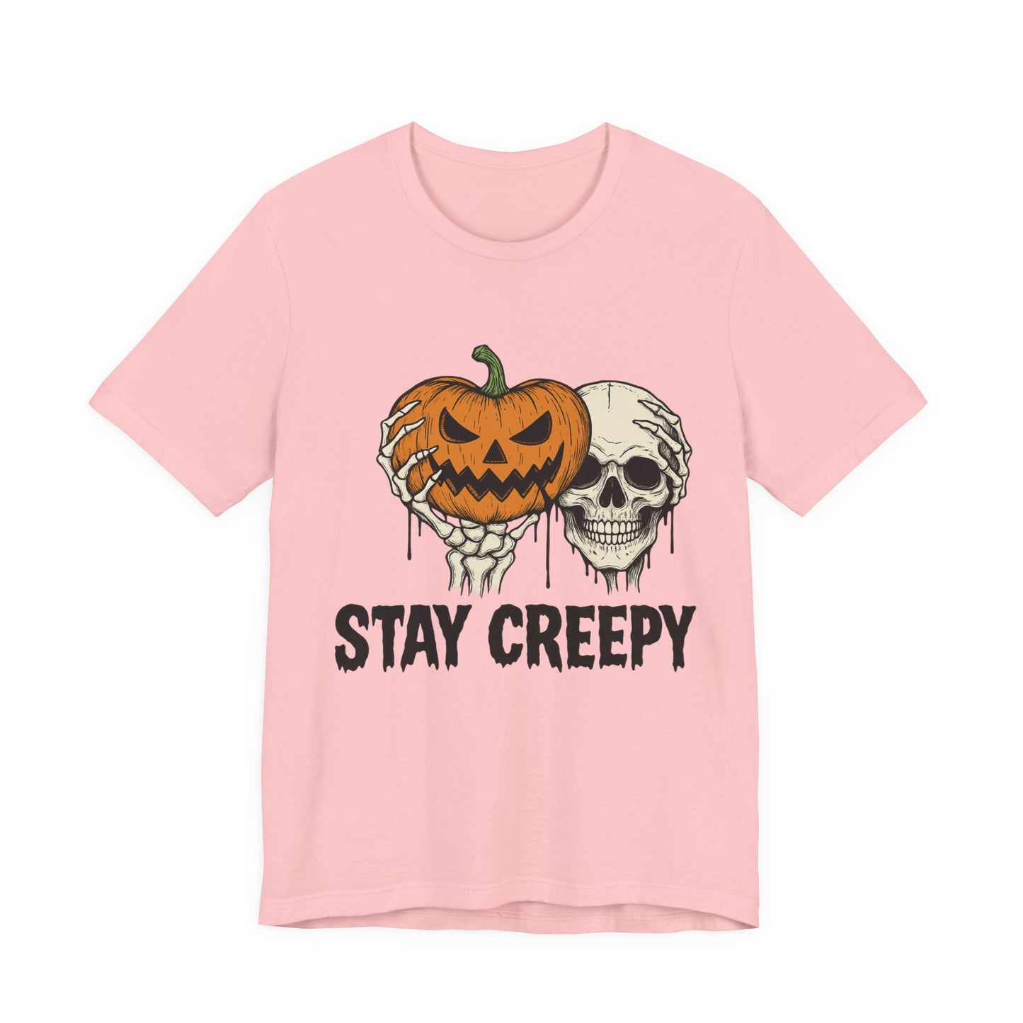 Halloween Graphic Tee - Stay Creepy Unisex Shirt, Fall Fashion, Spooky Halloween Apparel, Casual Wear, Gift for Halloween Lovers