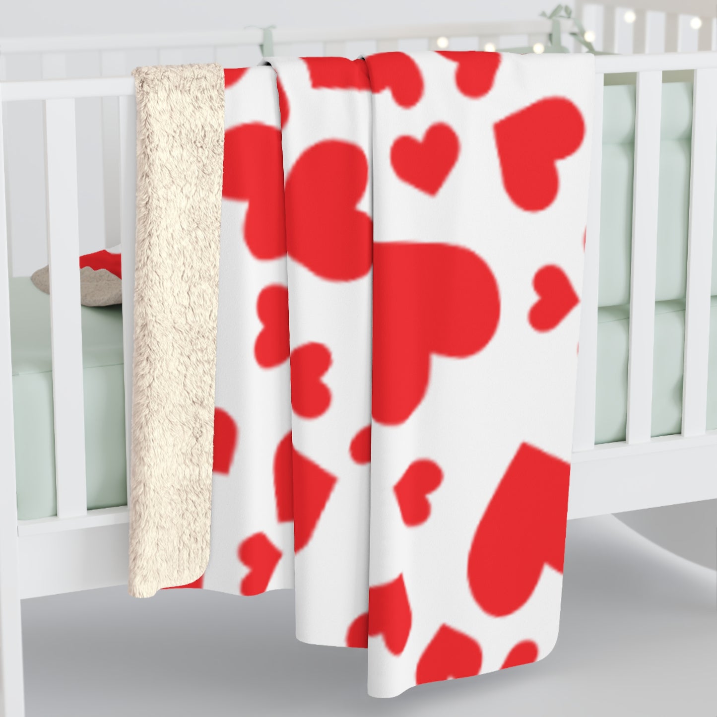 Valentines Sherpa Fleece Blanket