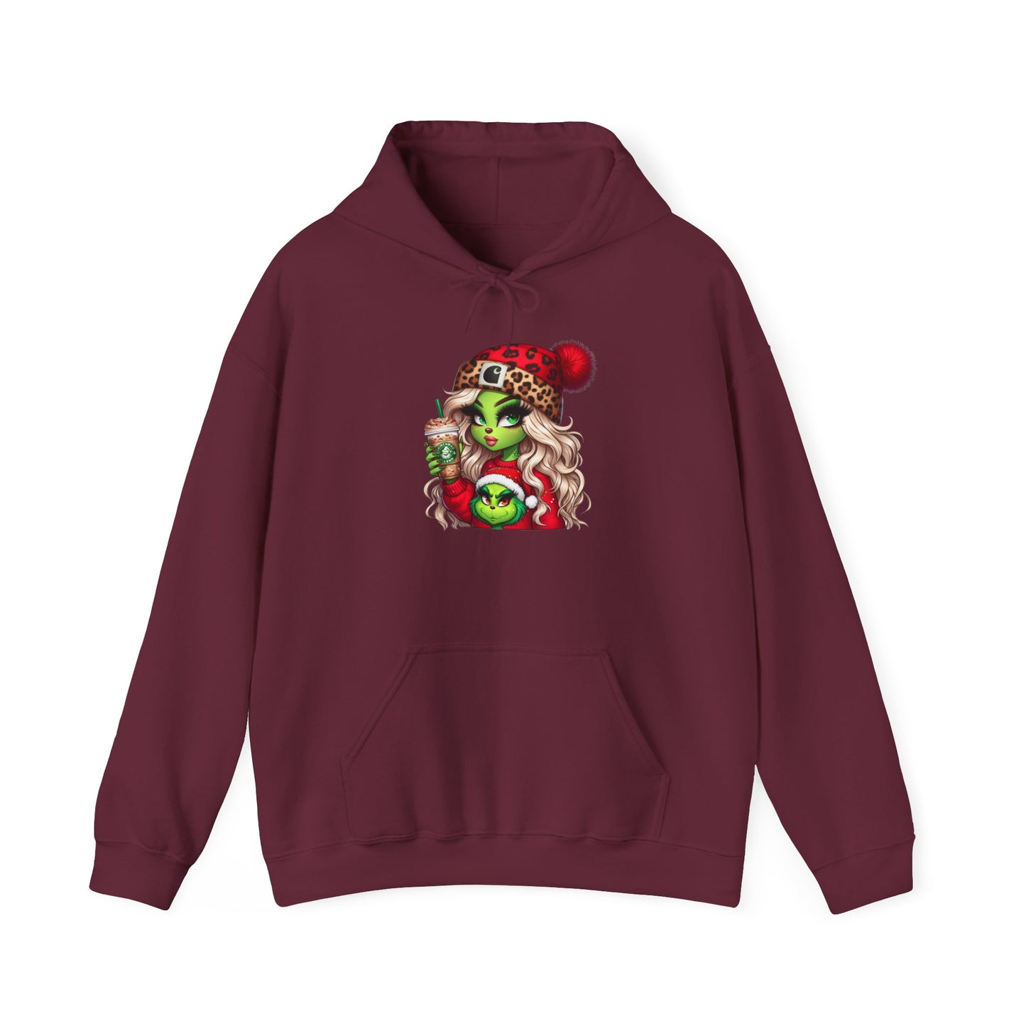 Festive Witch Hooded Hoodie | Cute Halloween Hoodie, Cozy Women’s Hoodie, Gift for Witch Lovers, Holiday Apparel