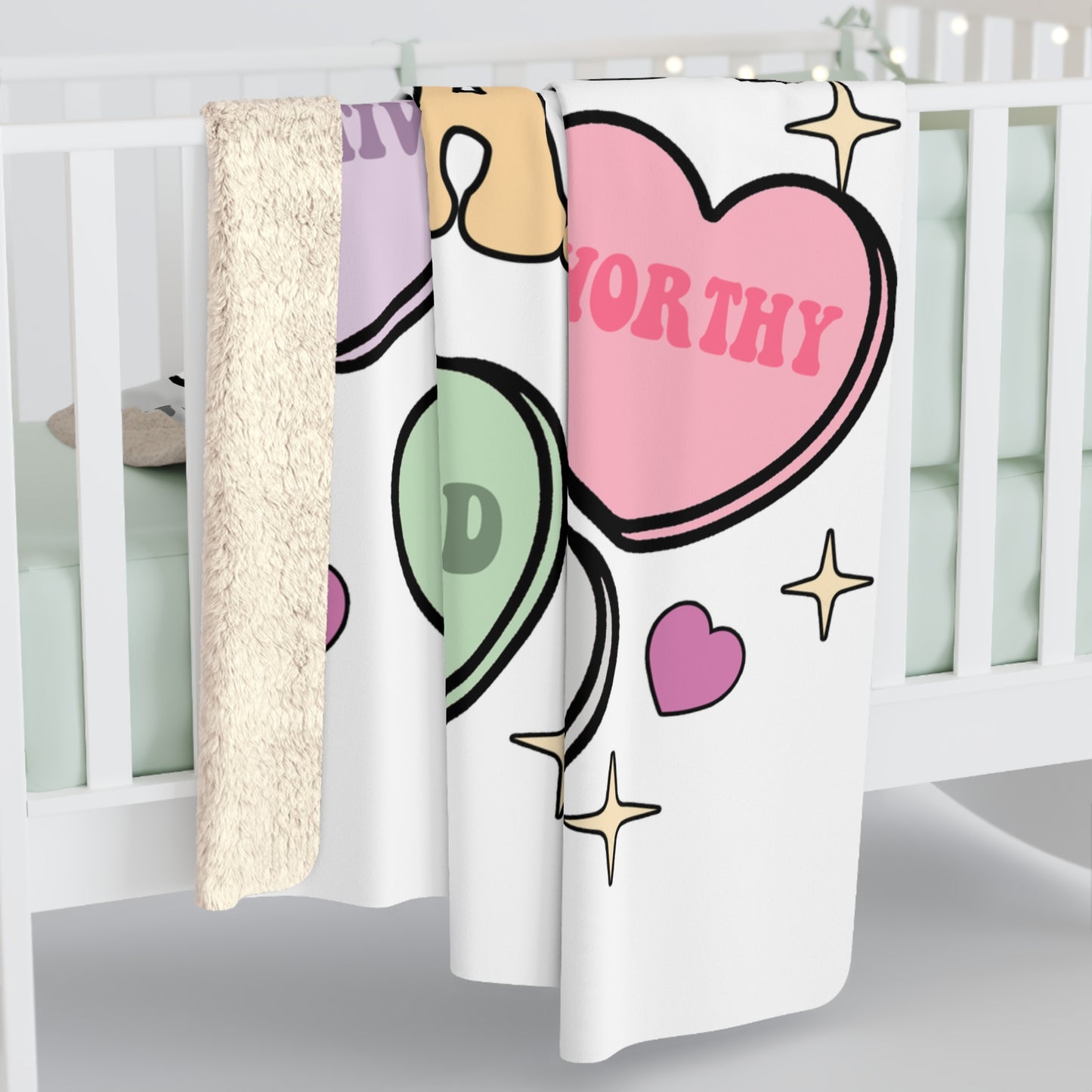 Valentines Sherpa Fleece Blanket